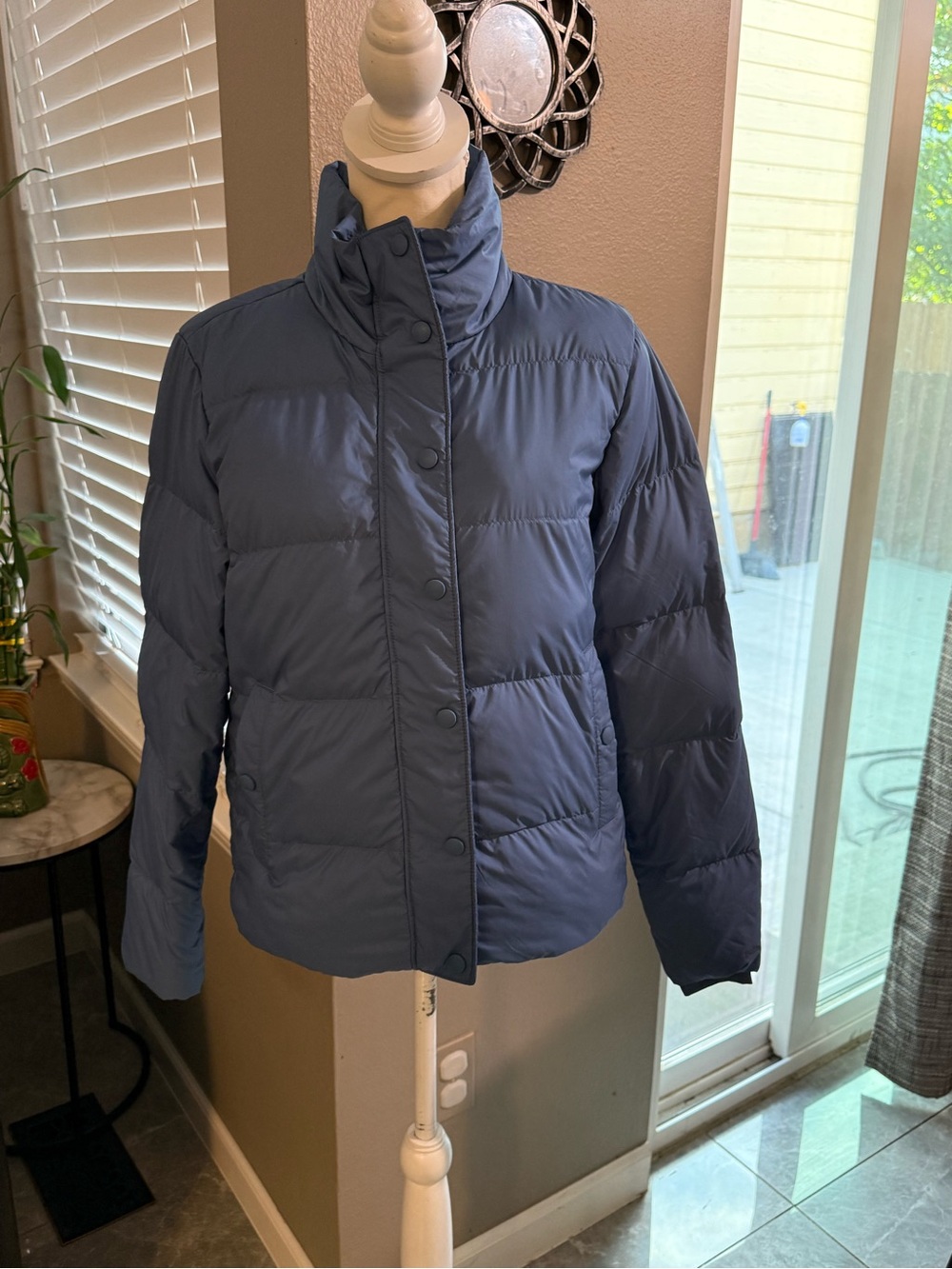patagonia Women’s Puffer Jacket in Slate Blue - Lightweight Cold-Weather Coat